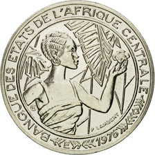 Coin, Central African States, 500 Francs, 1976, Paris, ESSAI, MS(64), Nickel