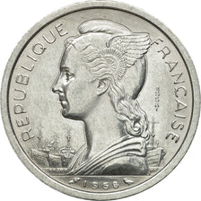 Coin, FRENCH AFARS & ISSAS, 2 Francs, 1968, Paris, ESSAI, MS(64), Aluminium