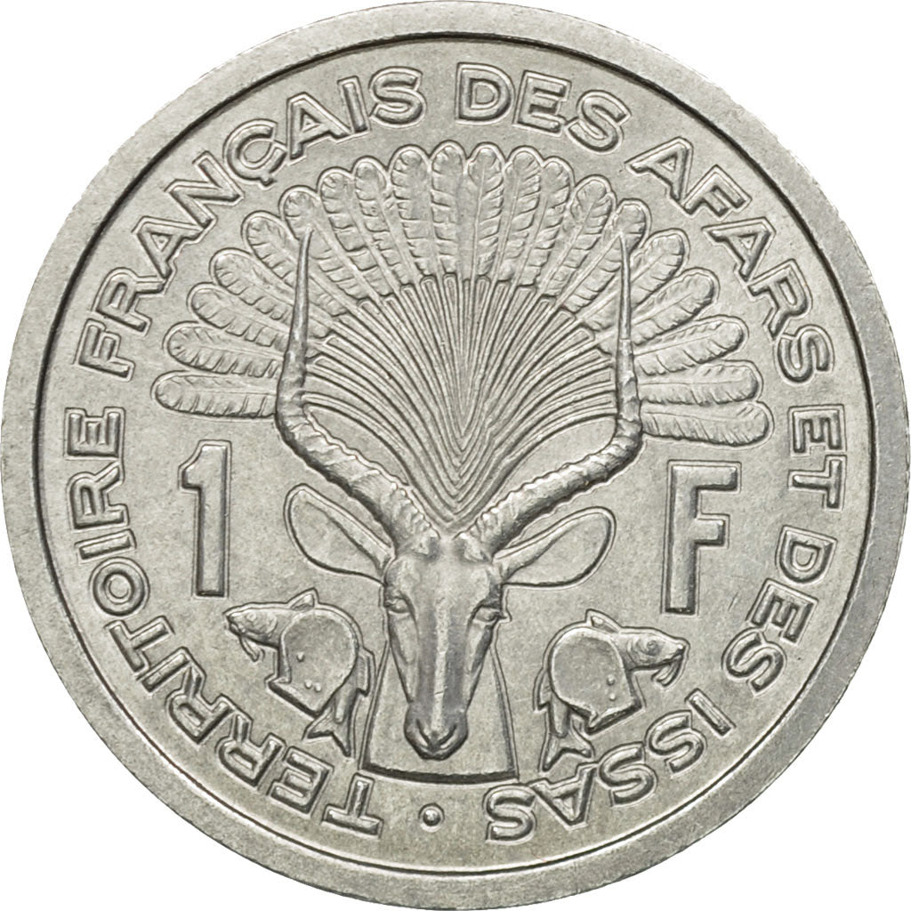 Coin, FRENCH AFARS & ISSAS, Franc, 1969, Paris, ESSAI, MS(64), Aluminium, KM:E4