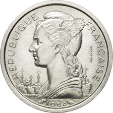Coin, Comoros, Franc, 1964, Paris, ESSAI, MS(64), Aluminum, KM:E1, Lecompte:32