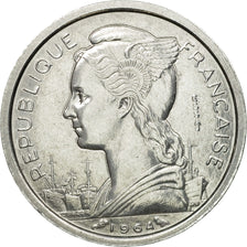 Coin, Comoros, Franc, 1964, Paris, ESSAI, MS(63), Aluminum, KM:E1, Lecompte:32