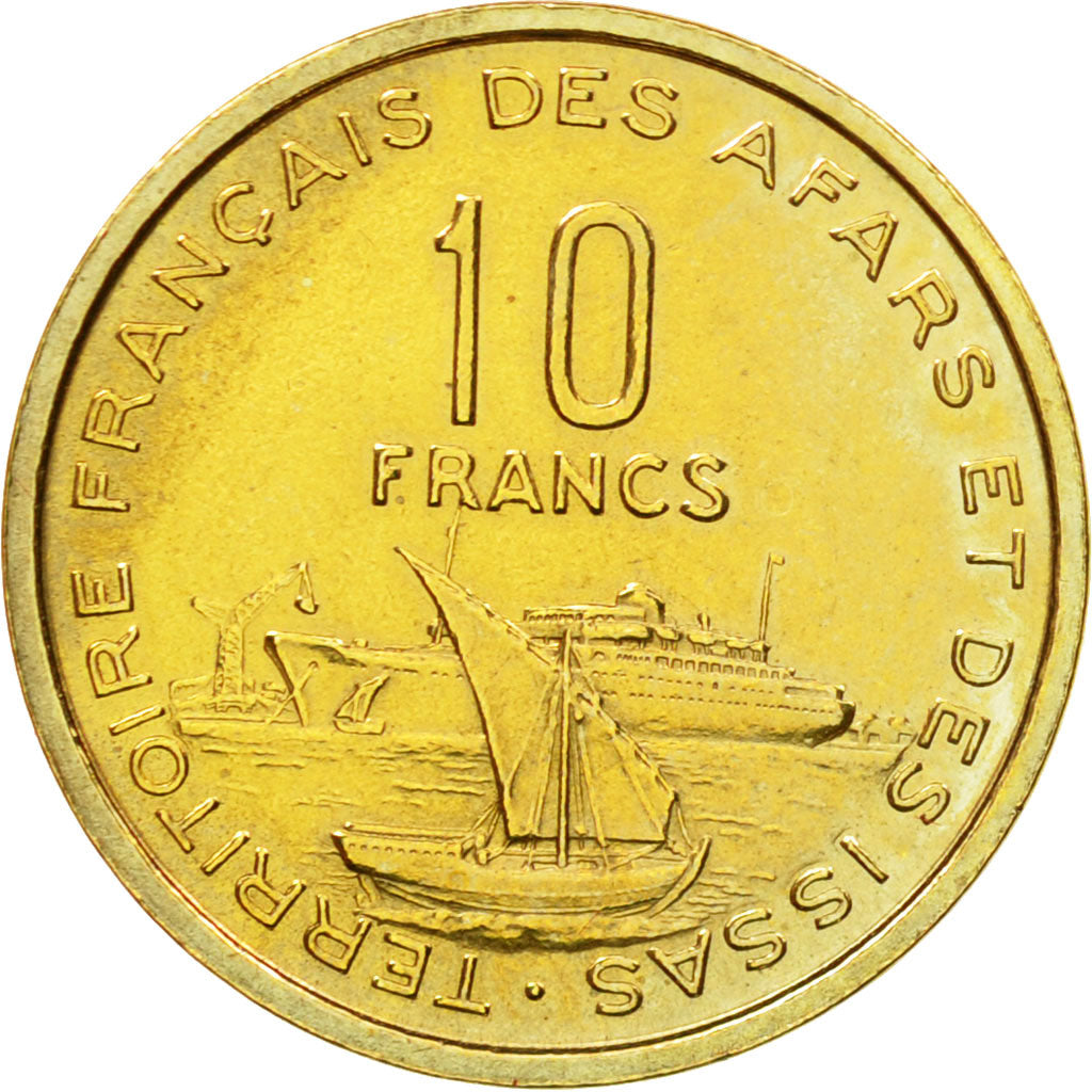 Monnaie, FRENCH AFARS & ISSAS, 10 Francs, 1969, Paris, ESSAI, SPL, Cupro-nickel