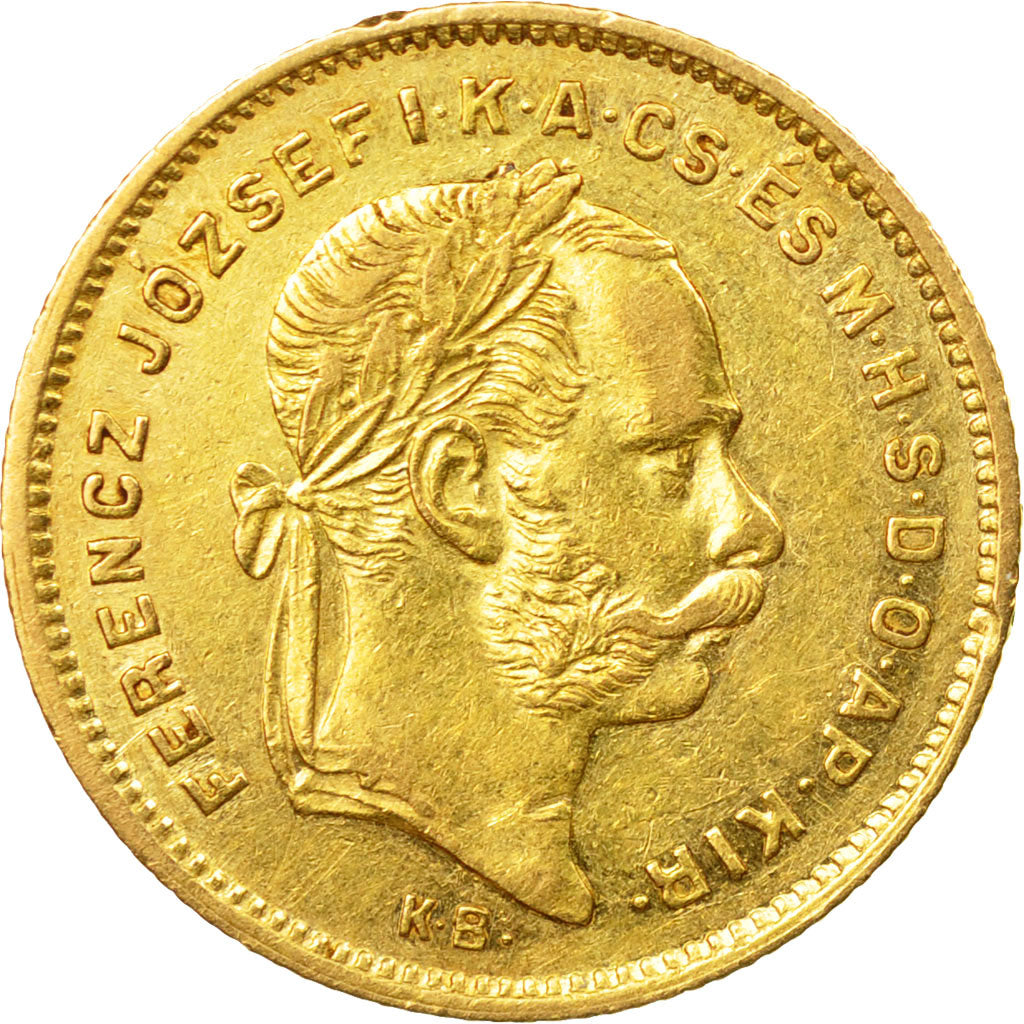 Coin, Hungary, Franz Joseph I, 4 Forint 10 Francs, 1870, Kormoczbanya