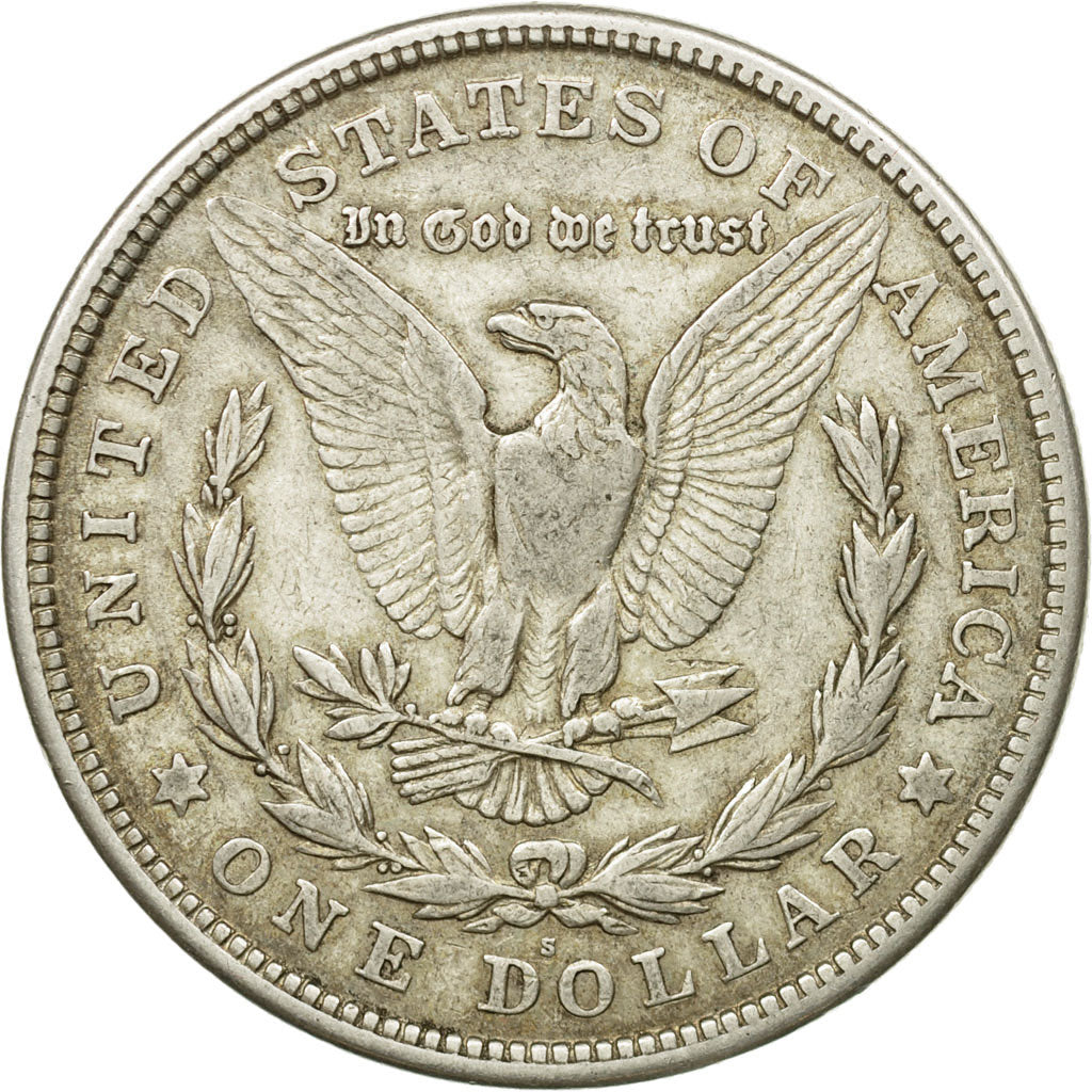 Coin, United States, Morgan Dollar, 1921, San Francisco, EF(40-45), KM 110