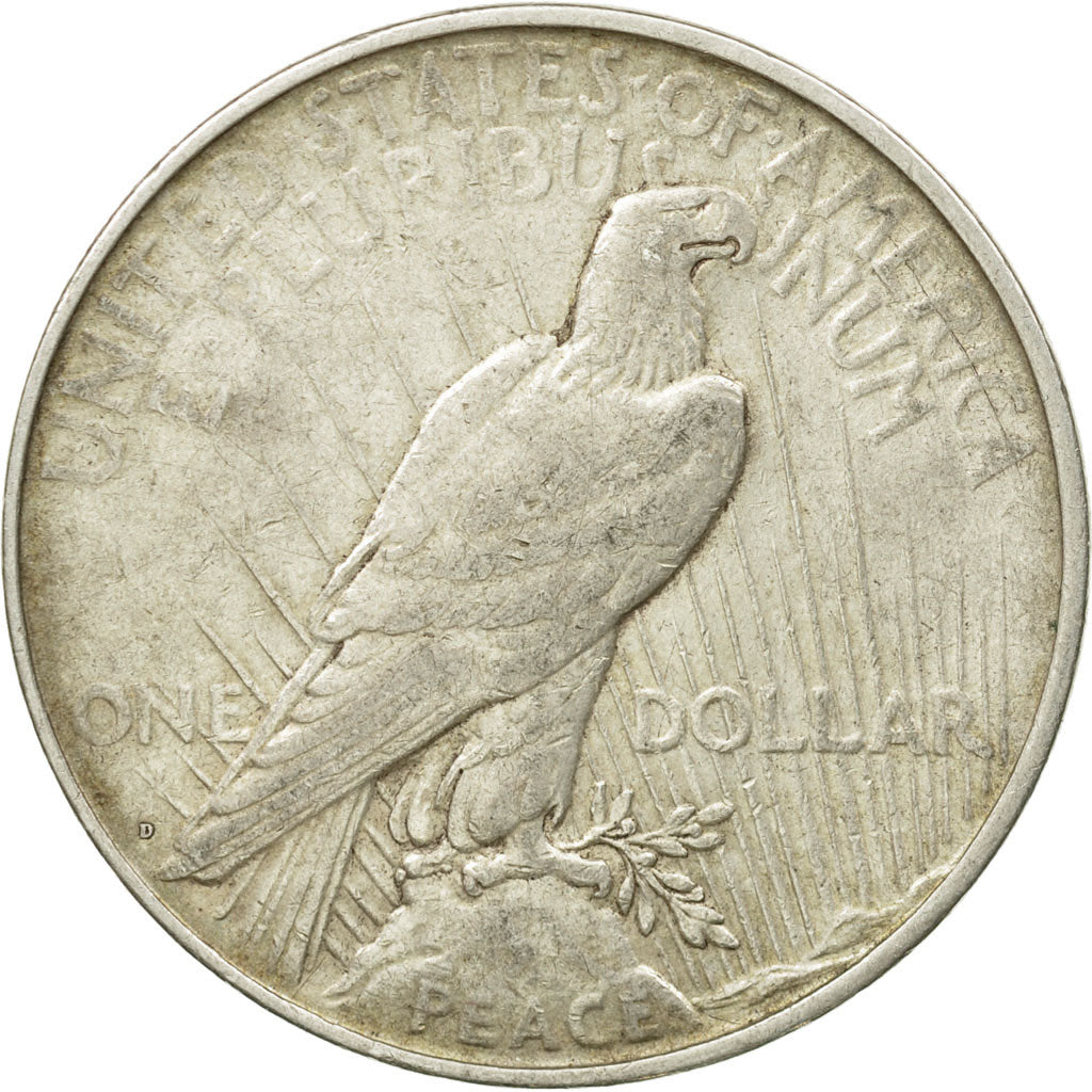 Coin, United States, Peace Dollar, 1923, Denver, EF(40-45), KM 150