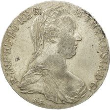 Coin, Austria, Joseph II, Thaler, 1780, Vienna, Restrike, EF(40-45), Silver