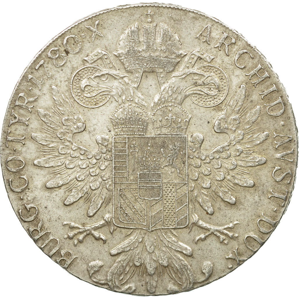 Coin, Austria, Joseph II, Thaler, 1780, Vienna, Restrike, EF(40-45), Silver