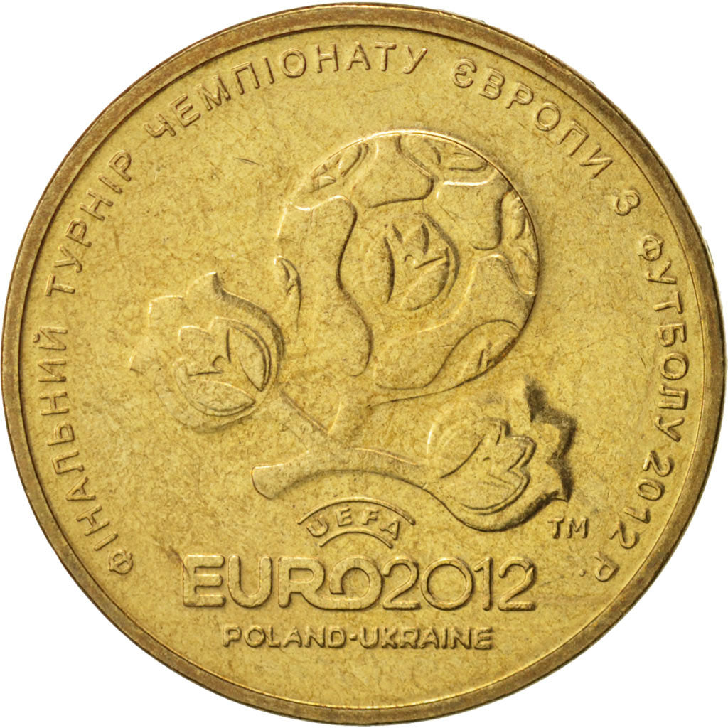 Coin, Ukraine, Hryvnia, 2012, National Bank Mint, (Kyiv Mint), AU(55-58)