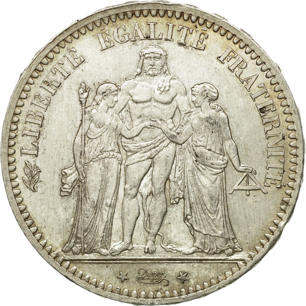 Münze, Frankreich, Hercule, 5 Francs, 1873, Paris, VZ+, Silber, KM:820.1