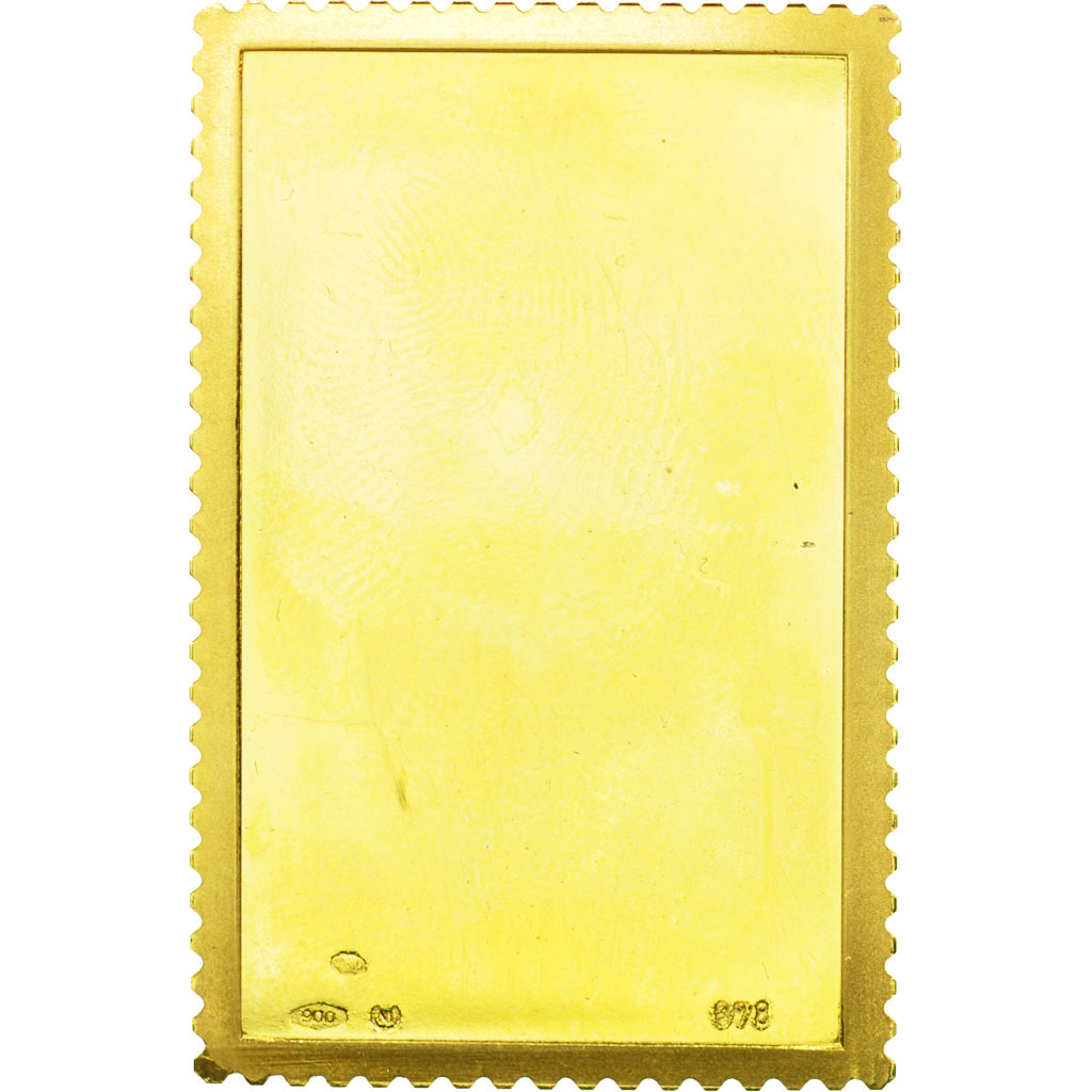 France, Médaille, Hommage au Général de Gaulle, Brazzaville 1944, SPL+, Or