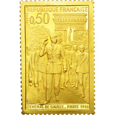 France, Medal, Hommage au Général de Gaulle, Paris 1944, MS(64), Gold
