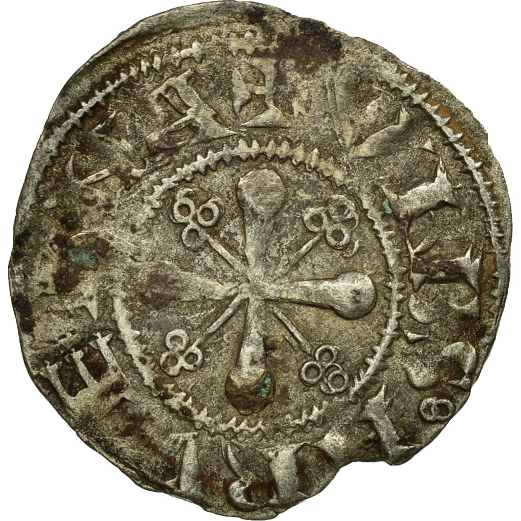 Moneta, Francja, Auvergne, Évêché de Clermont, Denier, Clermont, EF(40-45)