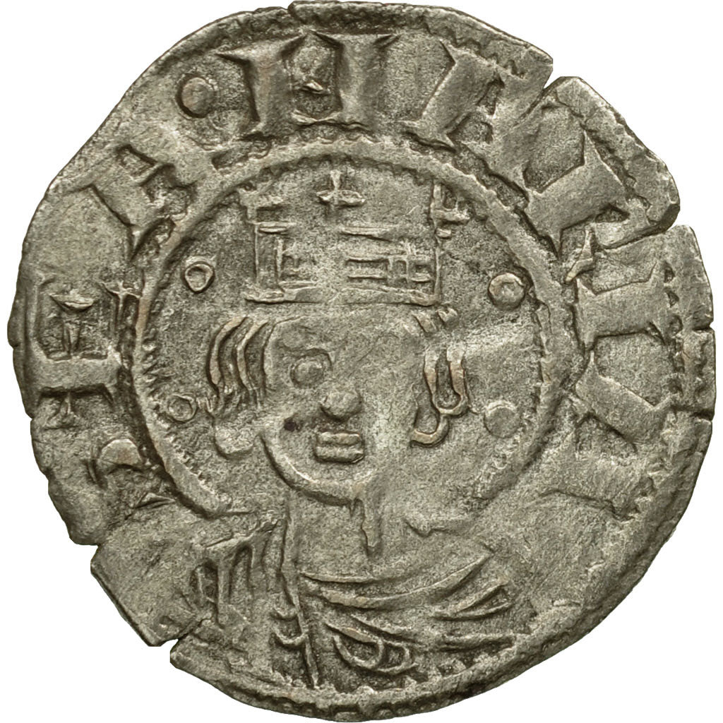 Moneta, Francja, Auvergne, Évêché de Clermont, Denier, Clermont, EF(40-45)