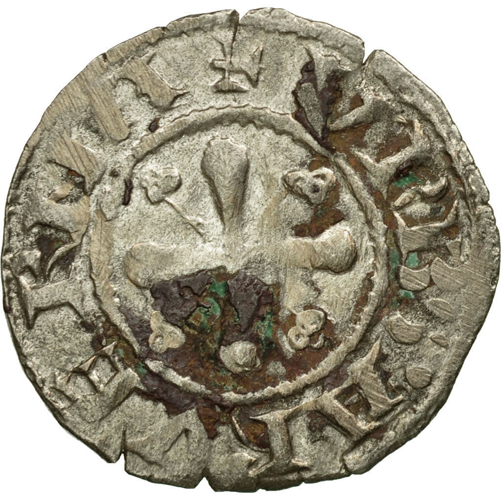 Moneta, Francja, Auvergne, Évêché de Clermont, Denier, Clermont, EF(40-45)