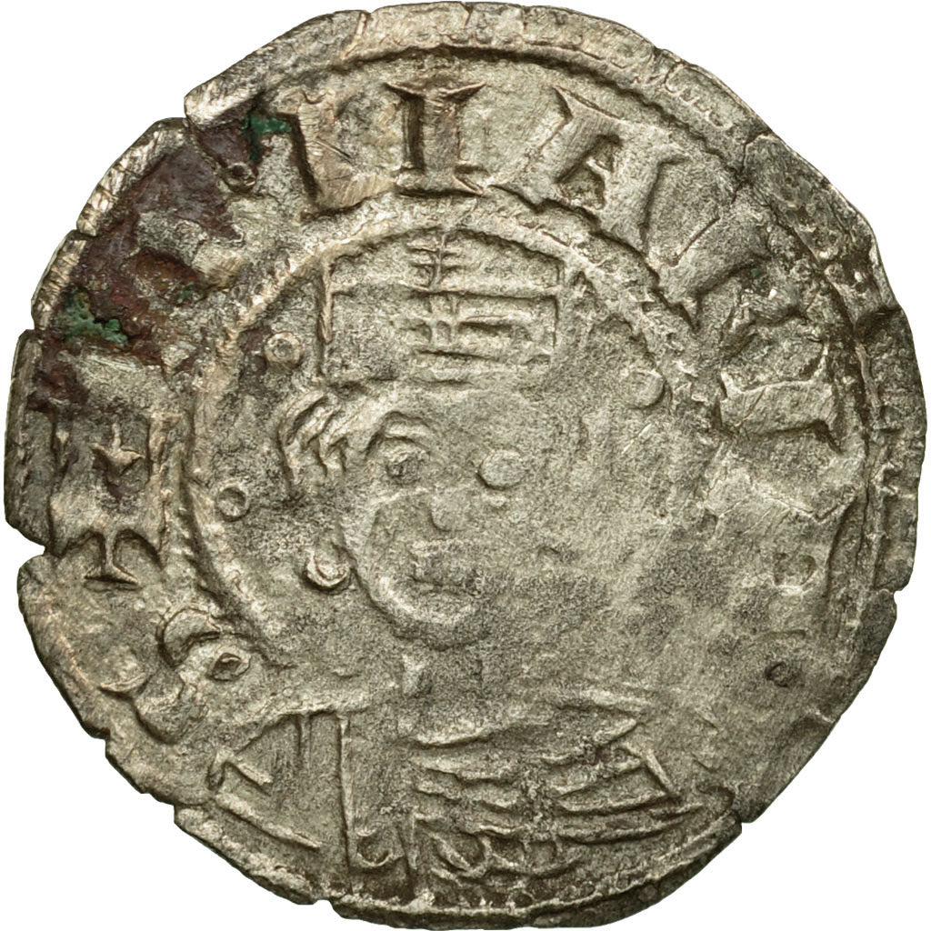 Monnaie, France, Auvergne, Évêché de Clermont, Denier, Clermont, TTB, Argent