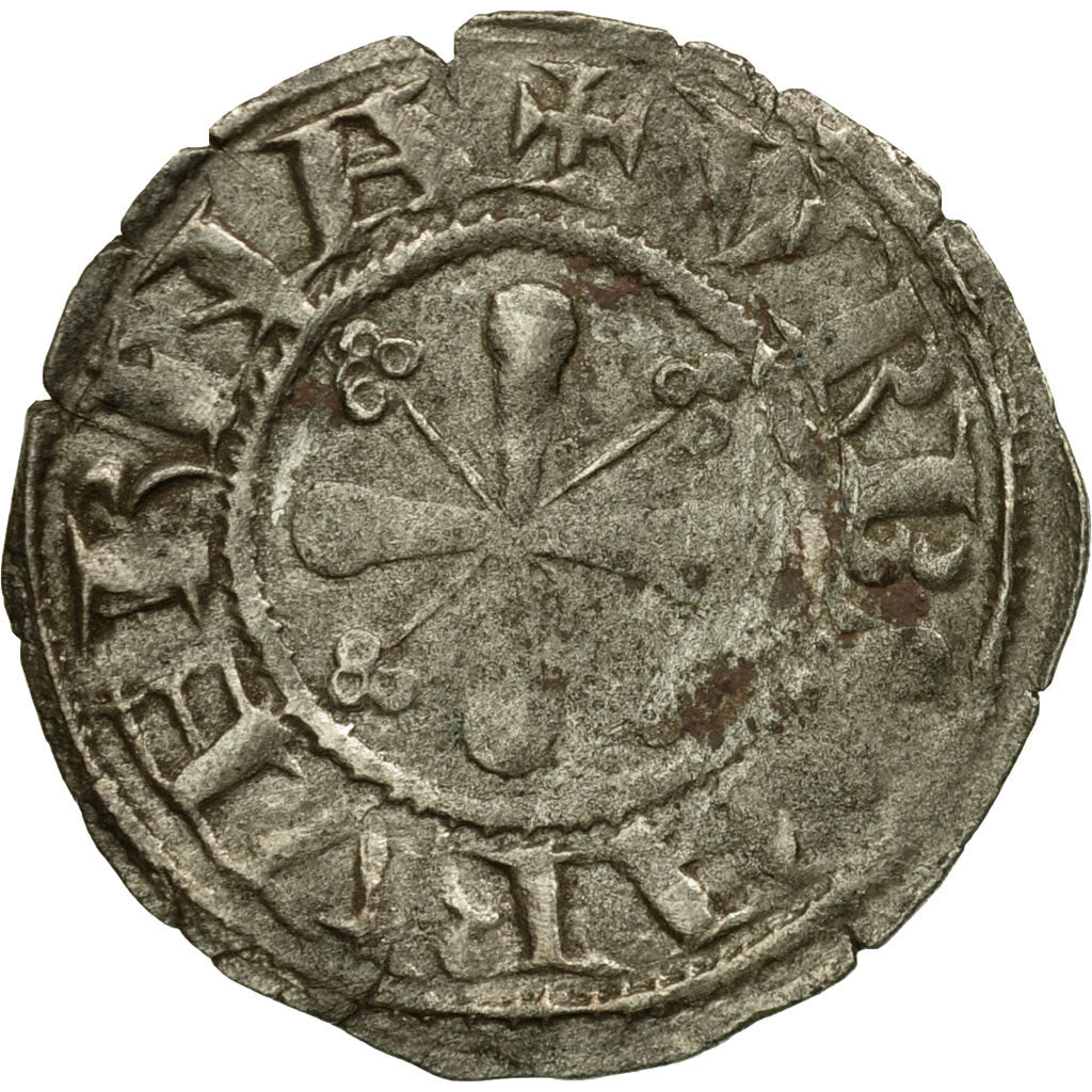 Monnaie, France, Auvergne, Évêché de Clermont, Denier, Clermont, TTB, Argent