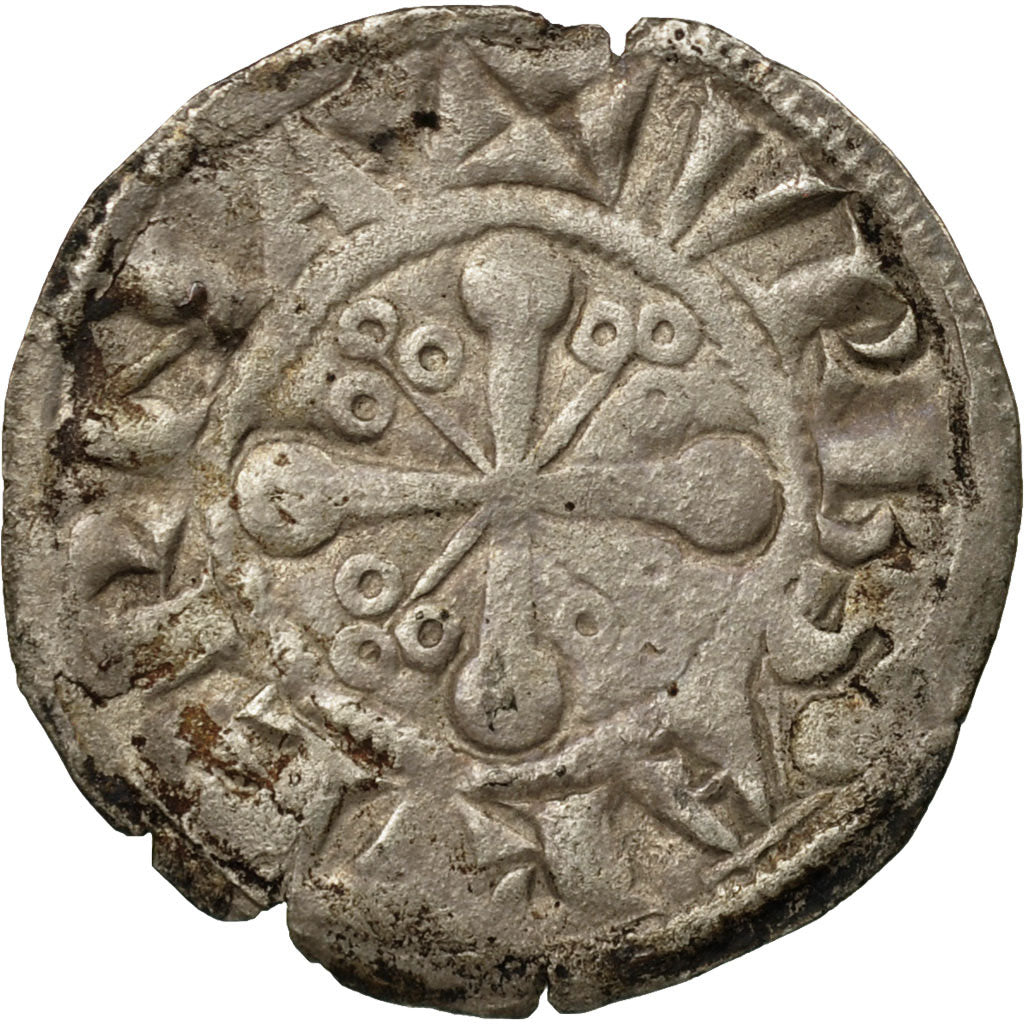 Moneta, Francja, Auvergne, Évêché de Clermont, Denier, Clermont, EF(40-45)