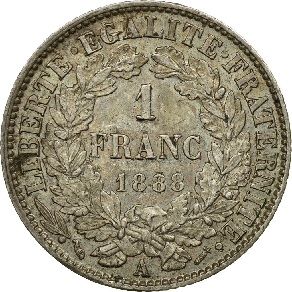 Moneta, Francia, Cérès, Franc, 1888, Paris, SPL, Argento, KM:822.1