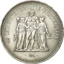 Coin, France, Hercule, 50 Francs, 1977, Paris, MS(65-70), Silver, KM:941.1