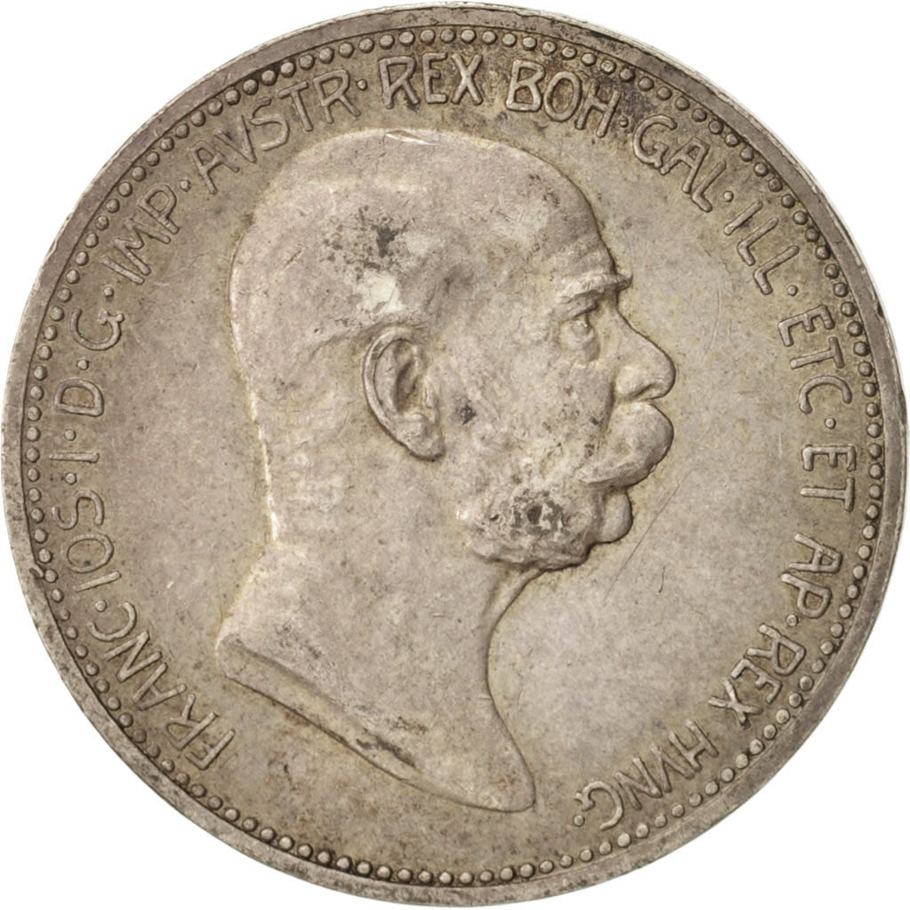 Austria, Franz Joseph I, Corona, 1908, Silver, KM:2808