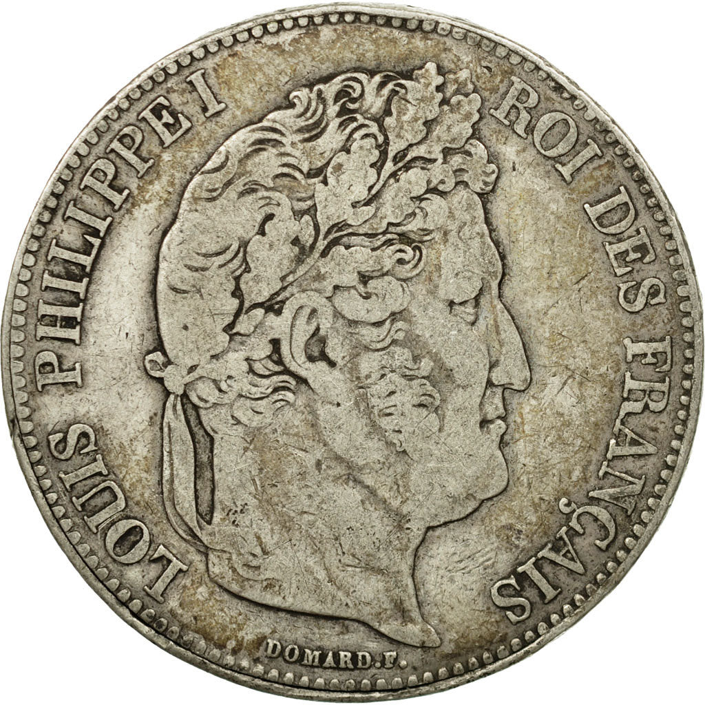 Monnaie, France, Louis-Philippe, 5 Francs, 1833, Limoges, TB+, Argent