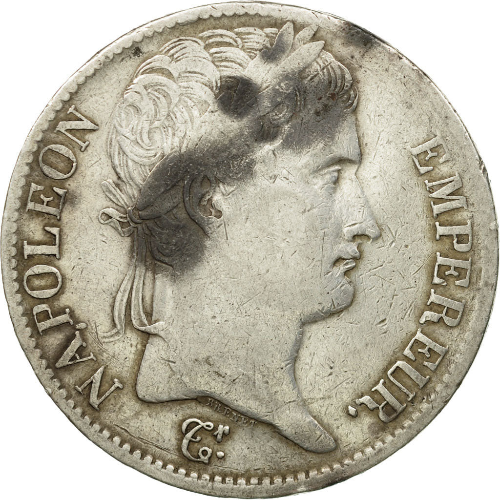 Coin, France, Napoléon I, 5 Francs, 1813, Lyons, VF(30-35), Silver, KM:694.5