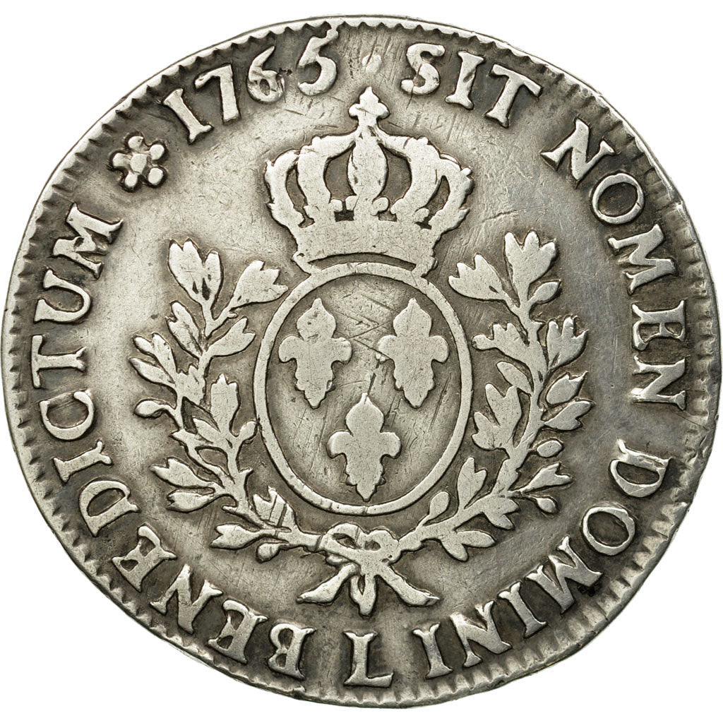 Munten, Frankrijk, Louis XV, Écu au bandeau, Ecu, 1765, Bayonne, FR, Zilver