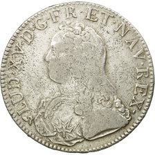 Coin, France, Louis XV, Écu aux branches d'olivier, Ecu, 1728, Rouen