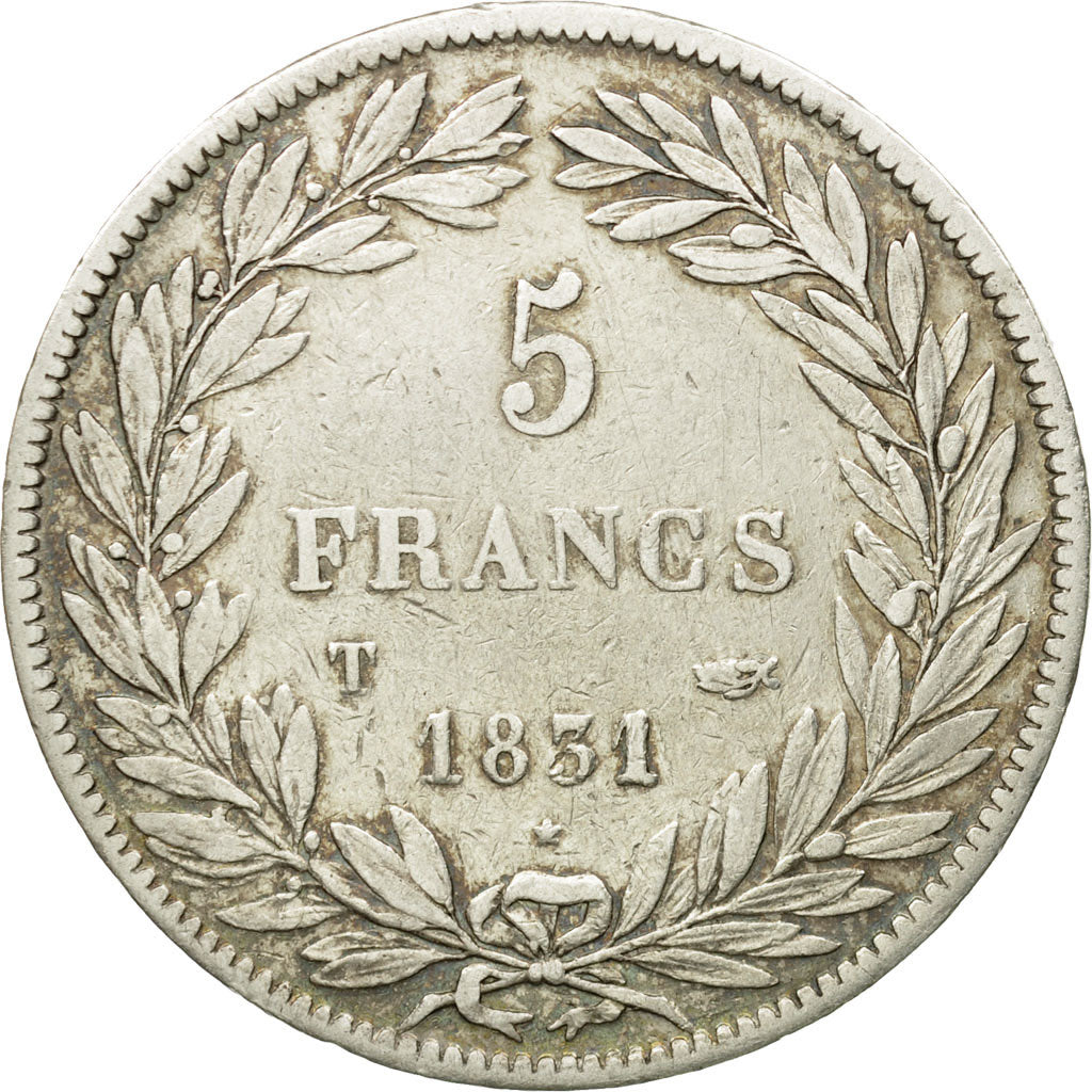 Münze, Frankreich, Louis-Philippe, 5 Francs, 1831, Nantes, SS, Silber