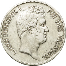 Coin, France, Louis-Philippe, 5 Francs, 1831, Lille, VF(30-35), Silver