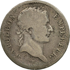 Moneda, Francia, Napoléon I, Franc, 1808, Paris, BC, Plata, KM:682.1