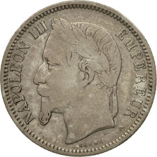 Monnaie, France, Napoléon III, Franc, 1869, Paris, TB+, Argent
