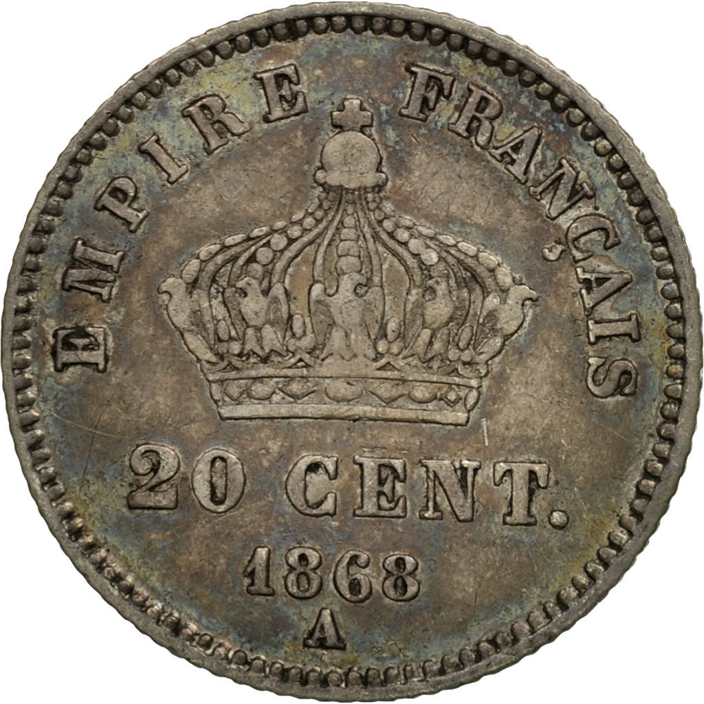 Münze, Frankreich, Napoleon III, Napoléon III, 20 Centimes, 1868, Paris, SS