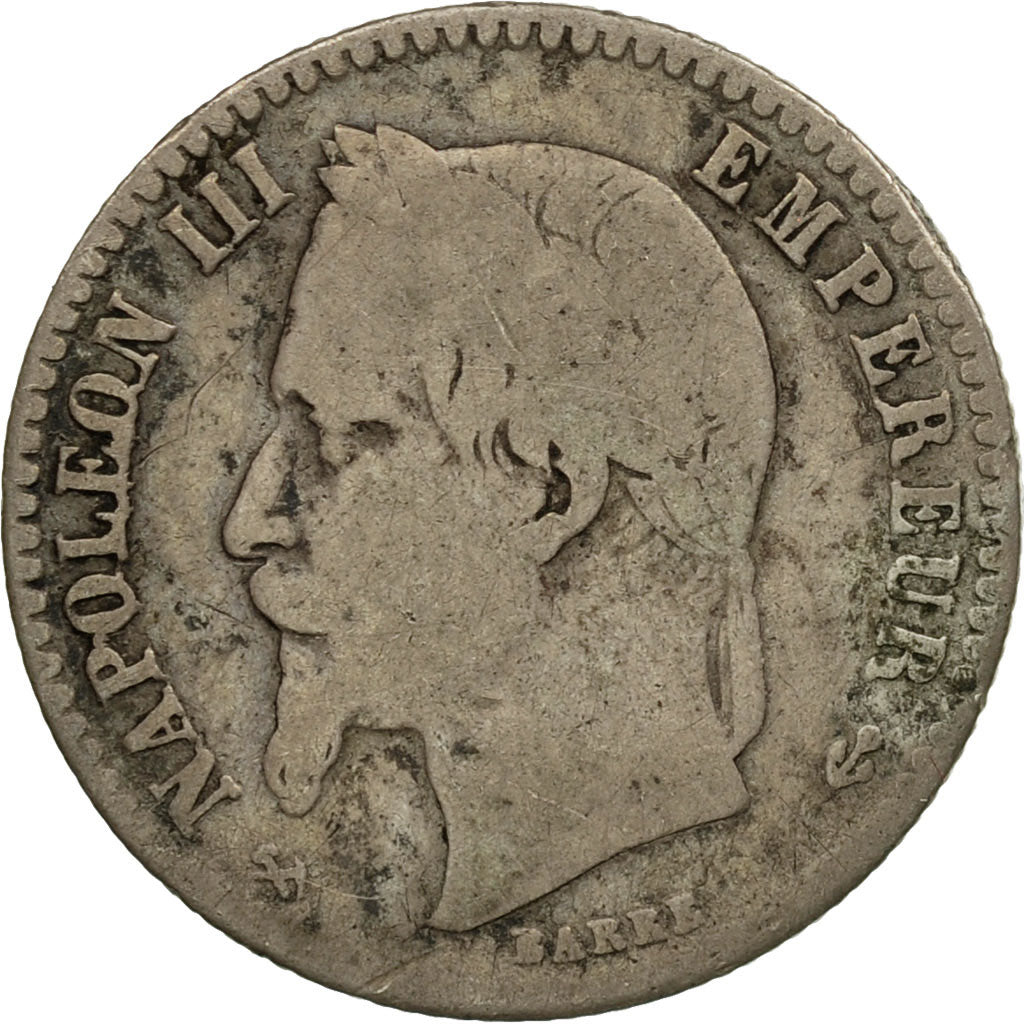 Munten, Frankrijk, Napoleon III, Napoléon III, 50 Centimes, 1866, Bordeaux, FR