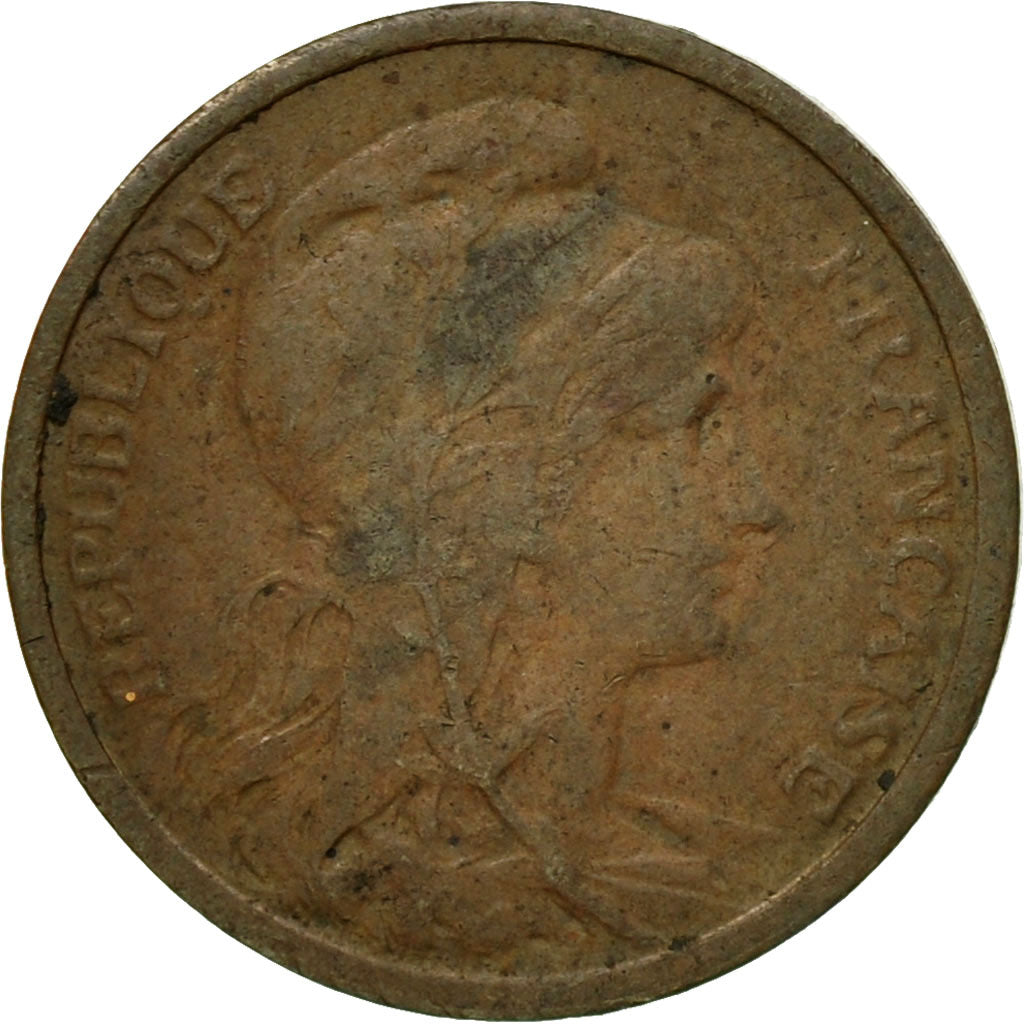 Moneta, Francja, Dupuis, Centime, 1910, Paris, EF(40-45), Bronze, KM:840