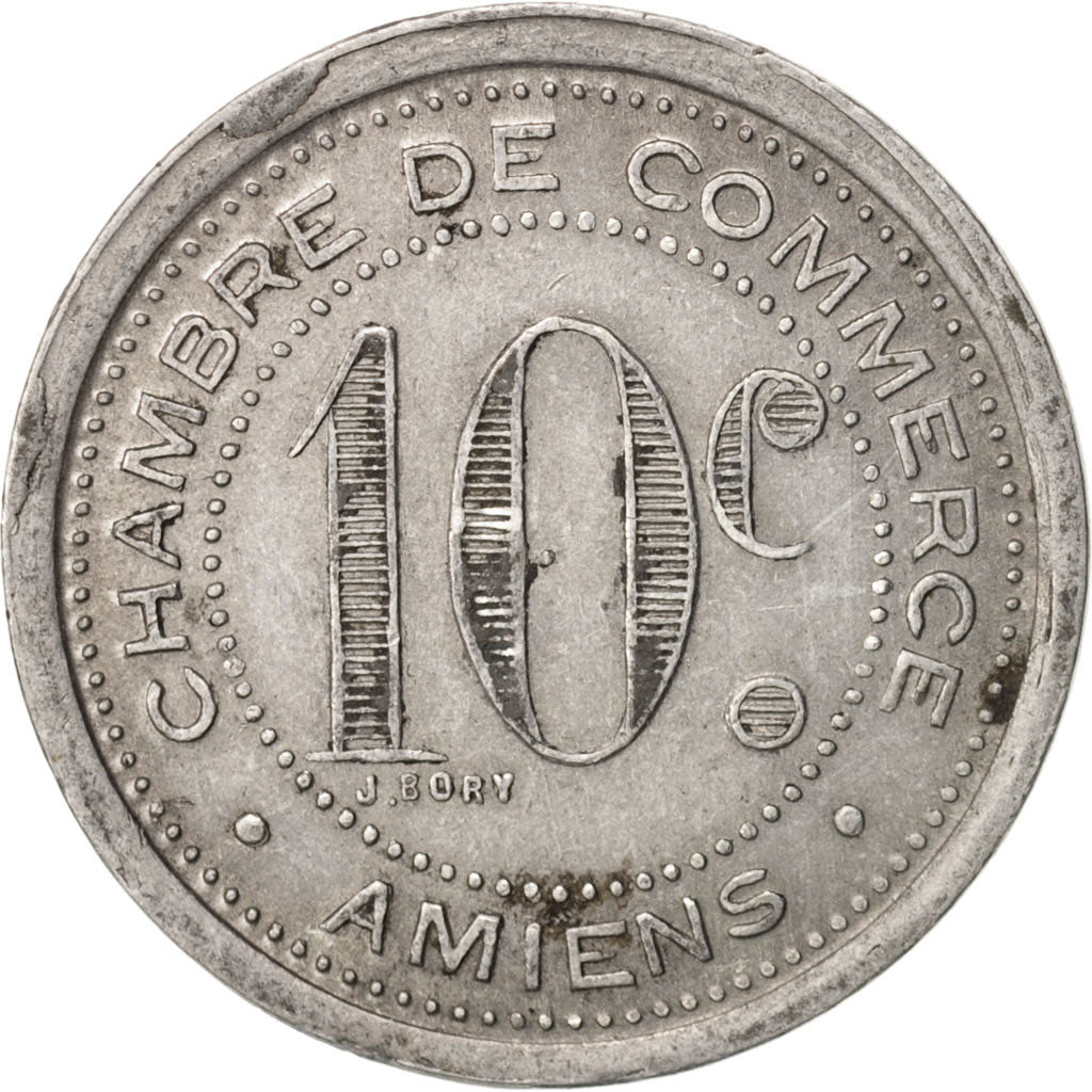 Monnaie, France, 10 Centimes, 1920, Amiens, TTB+, Aluminium, Elie:10.1
