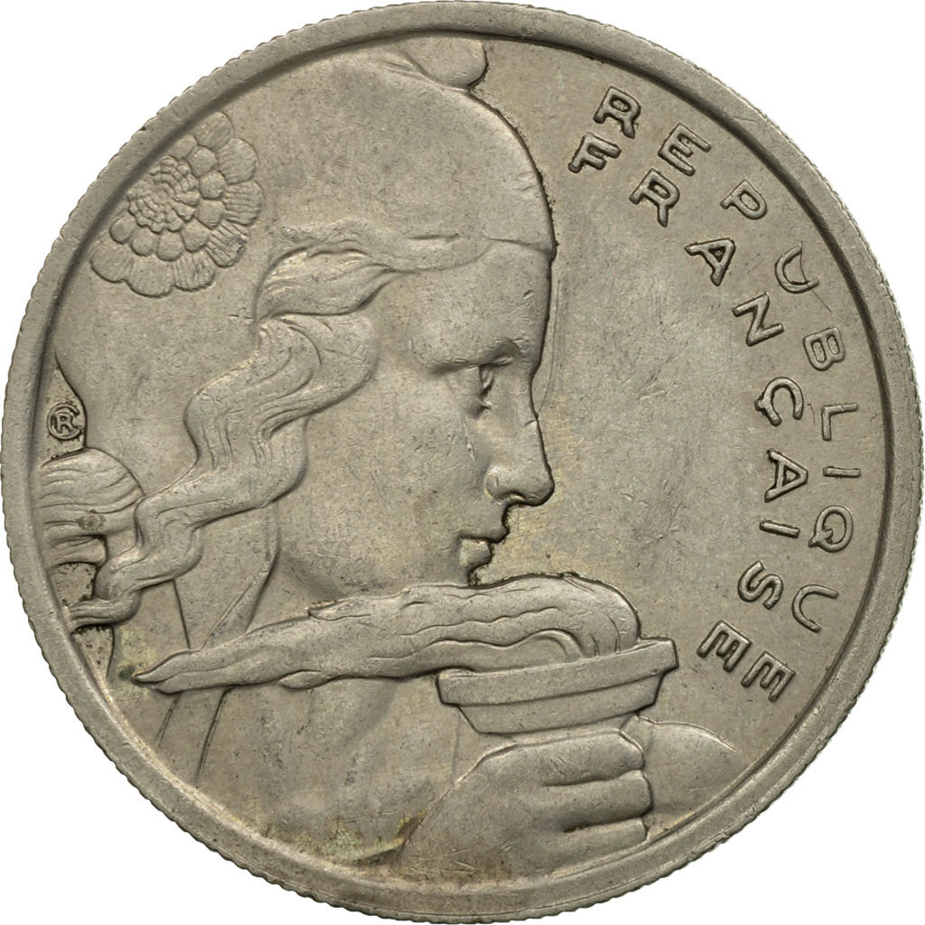 Munten, Frankrijk, Cochet, 100 Francs, 1958, Chouette, PR, Copper-nickel
