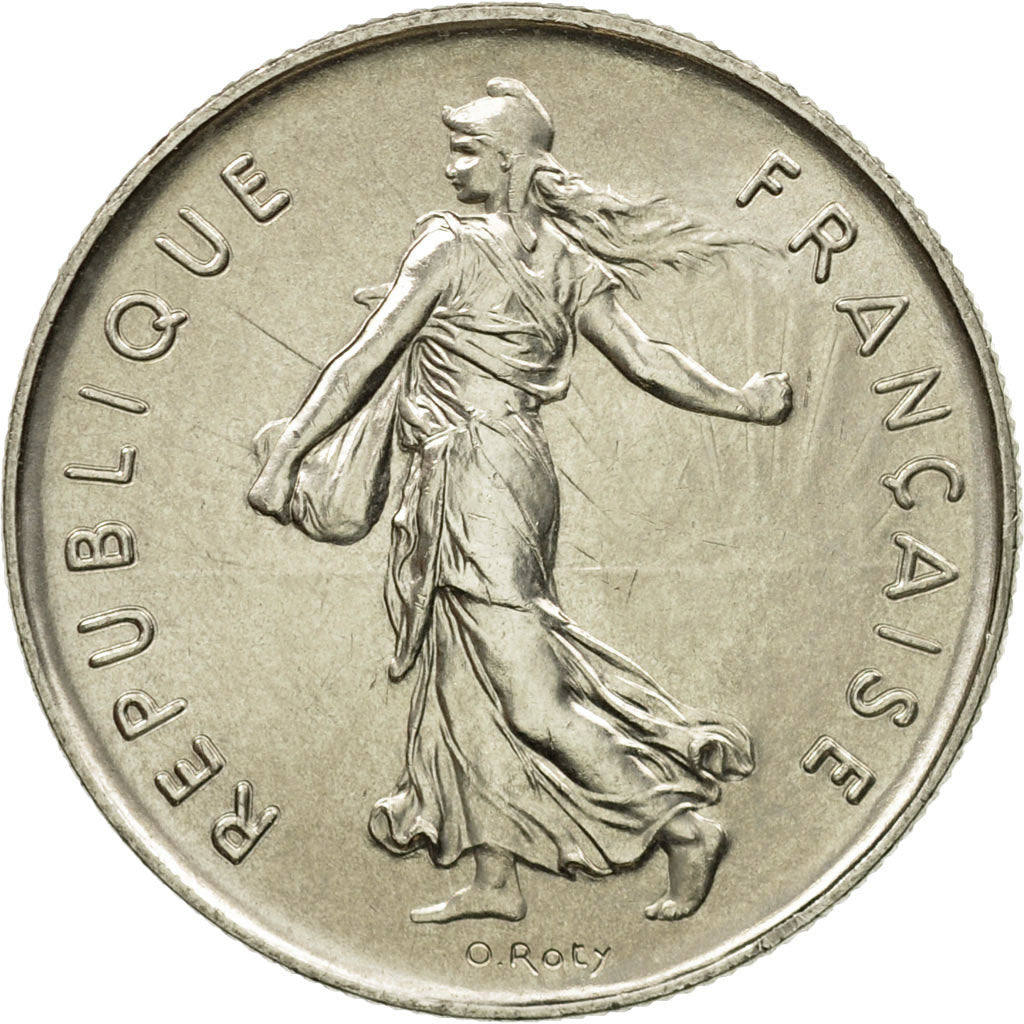 Moneta, Francia, Semeuse, 5 Francs, 1985, Paris, FDC, Nichel placcato