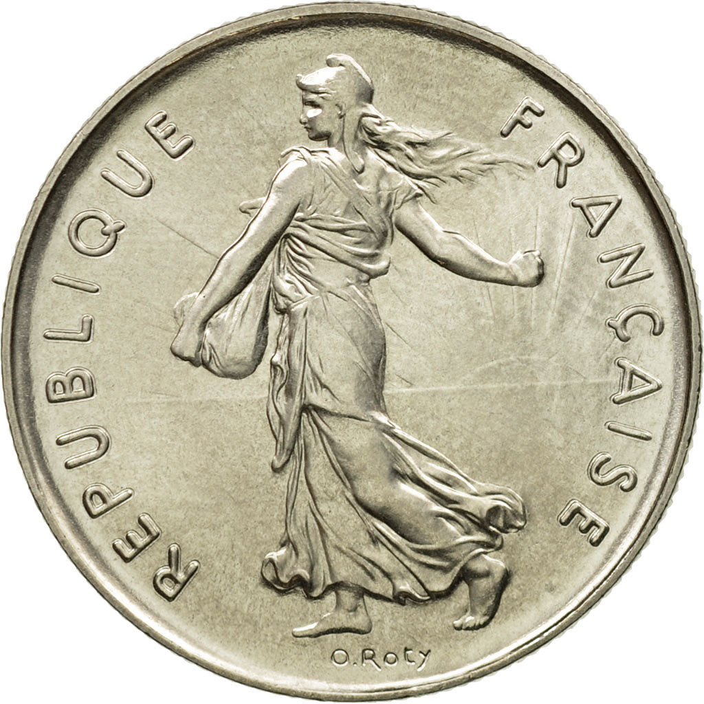 Coin, France, Semeuse, 5 Francs, 1980, Paris, MS(65-70), Nickel Clad