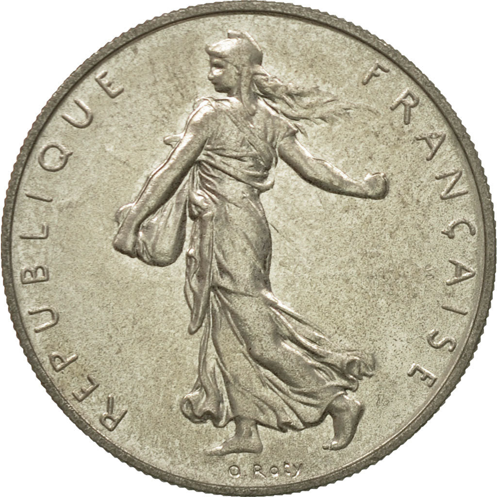 Coin, France, Semeuse, Franc, 1990, Paris, MS(65-70), Nickel, KM:925.1
