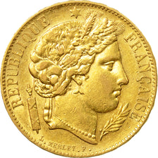 Moneta, Francia, Cérès, 20 Francs, 1850, Paris, BB, Oro, KM:762, Gadoury:1059