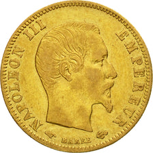 Coin, France, Napoleon III, 5 Francs, 1859, Paris, EF(40-45), Gold