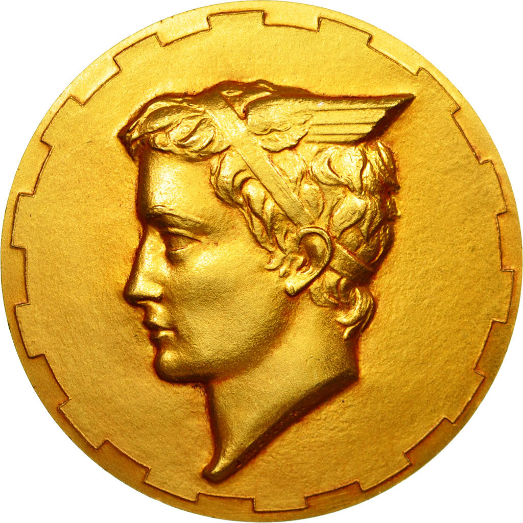 France, Token, Chambre de Commerce de Rouen, Coeffin, MS(65-70), Gold