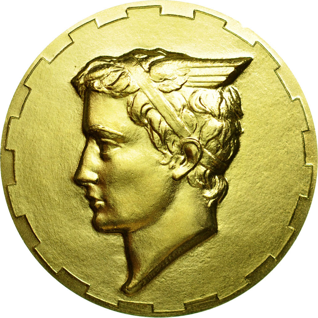 France, Token, Chambre de Commerce de Rouen, Coeffin, MS(65-70), Gold