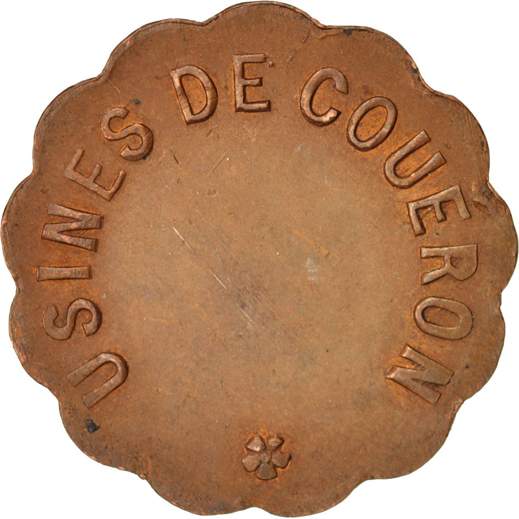 France, Coueron, Usines, 10 Centimes, Undated, Copper, Elie:20.2