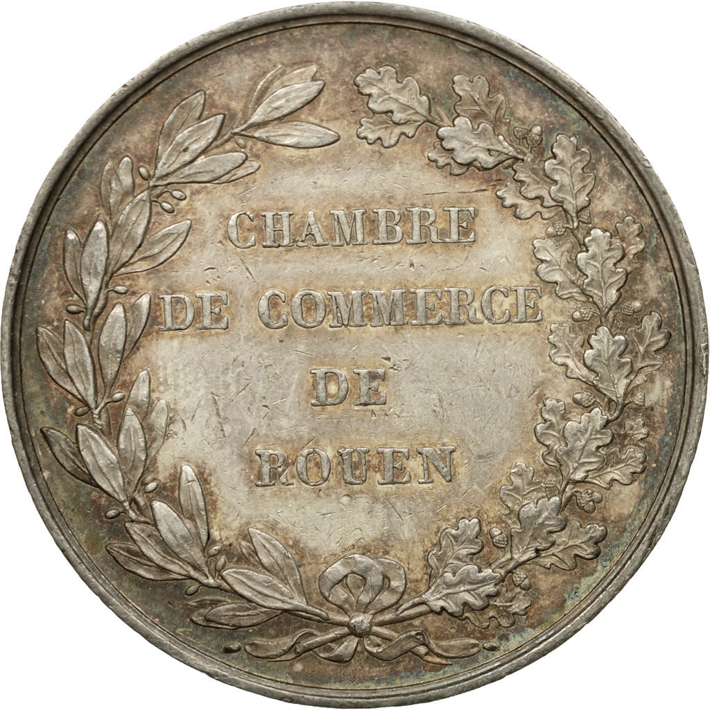 Francia, Token, Louis XVIII, Chambre de Commerce de Rouen, Depaulis, SPL-