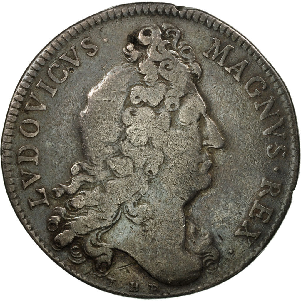France, Jeton, Louis XIV, Réunion des Marchands de Rouen, 1706, TB, Argent