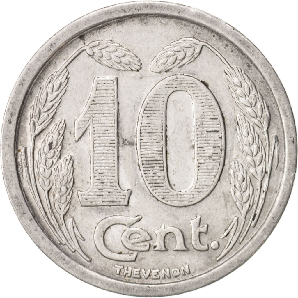 Coin, France, 10 Centimes, 1921, EF(40-45), Aluminium, Elie:10.2