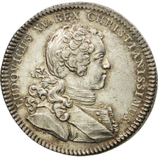 France, Token, Louis XV, Chambre de Commerce de Rouen, 1721, AU(55-58), Silver