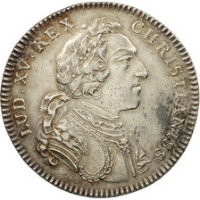 Frankreich, Token, Louis XV, Réunion des Marchands de Rouen, 1750, VZ, Silber